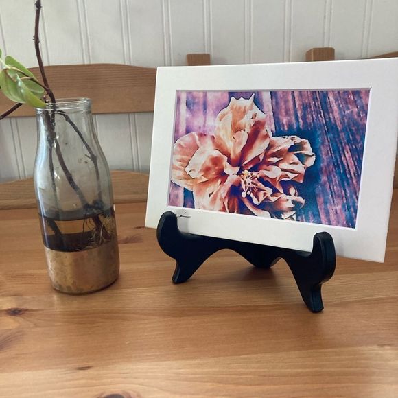 New Original Signed Photography Color Hibiscus - Picture 3 of 5